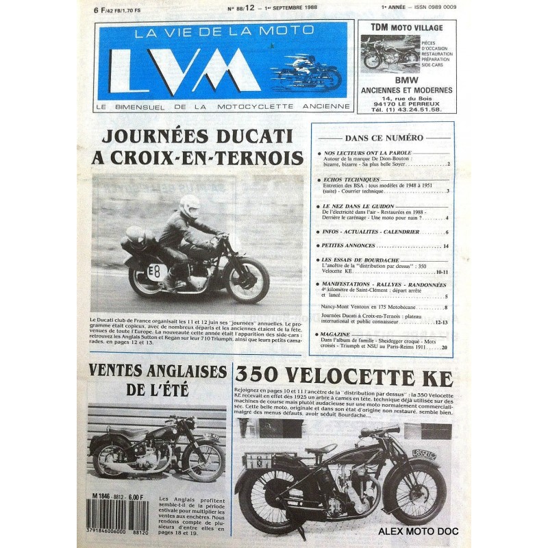 la vie de la moto n°217