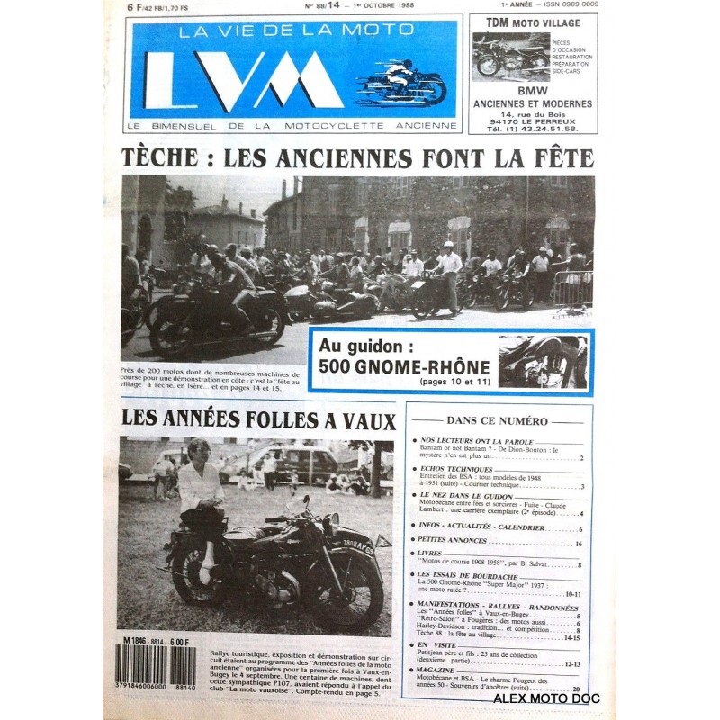 la vie de la moto n° 88/14