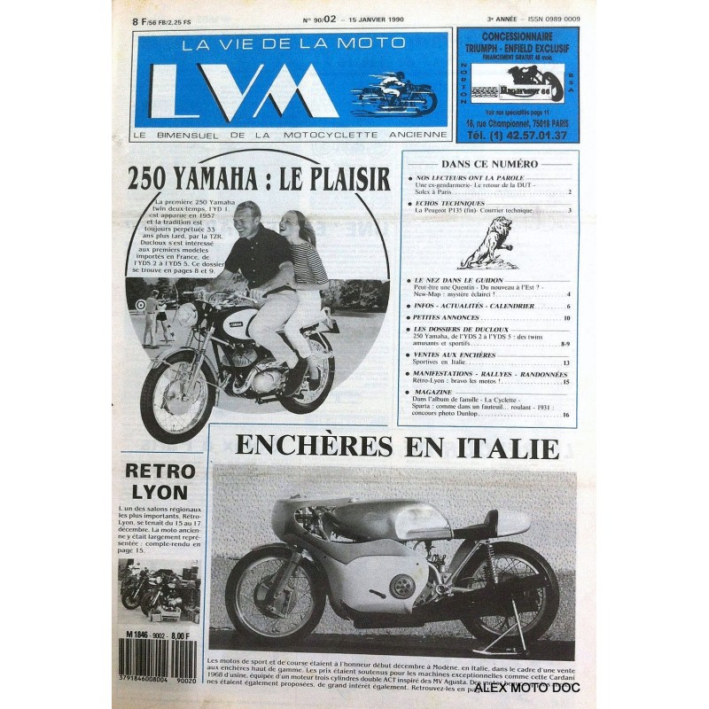 la vie de la moto n° 90/02