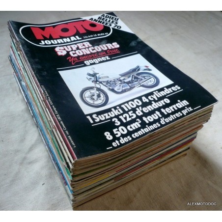 Année 1980 MOTO JOURNAL