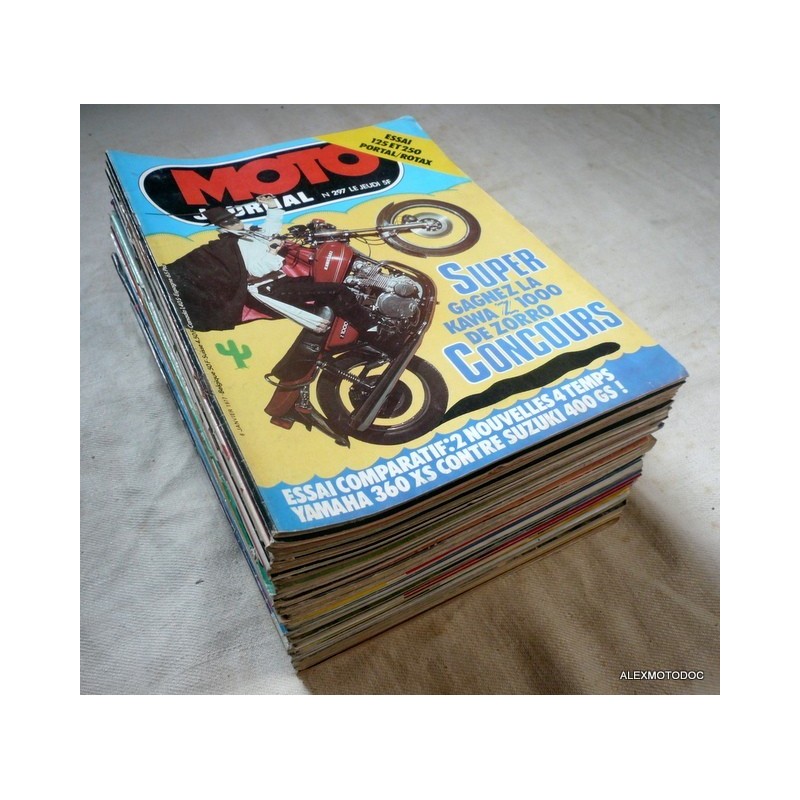 Année 1977 MOTO JOURNAL