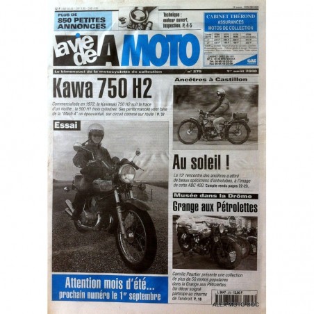 La vie de la moto 275 , LVM, n° 275,revue,moto,essai,journal,revues,revues moto,motos,magazine,magazines,revue moto