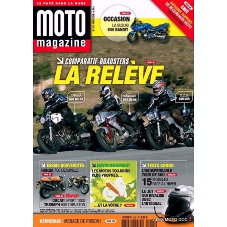 Moto magazine,moto magazine 225,revue,moto,essai,journal,Honda,BMW,Kawasaki,Suzuki,Yamaha,Triumph,Bsa,revue moto,