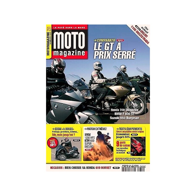 Moto magazine n° 231