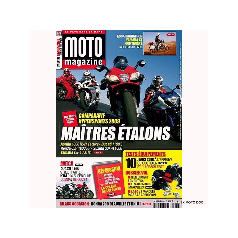 Moto magazine n° 260