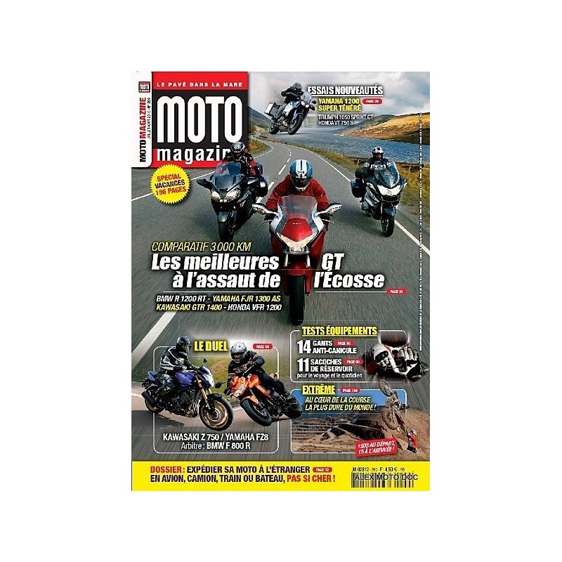 Moto magazine,moto magazine 269,revue,moto,essai,journal,Honda,BMW,Kawasaki,Suzuki,Yamaha,Triumph,Bsa,revue moto,