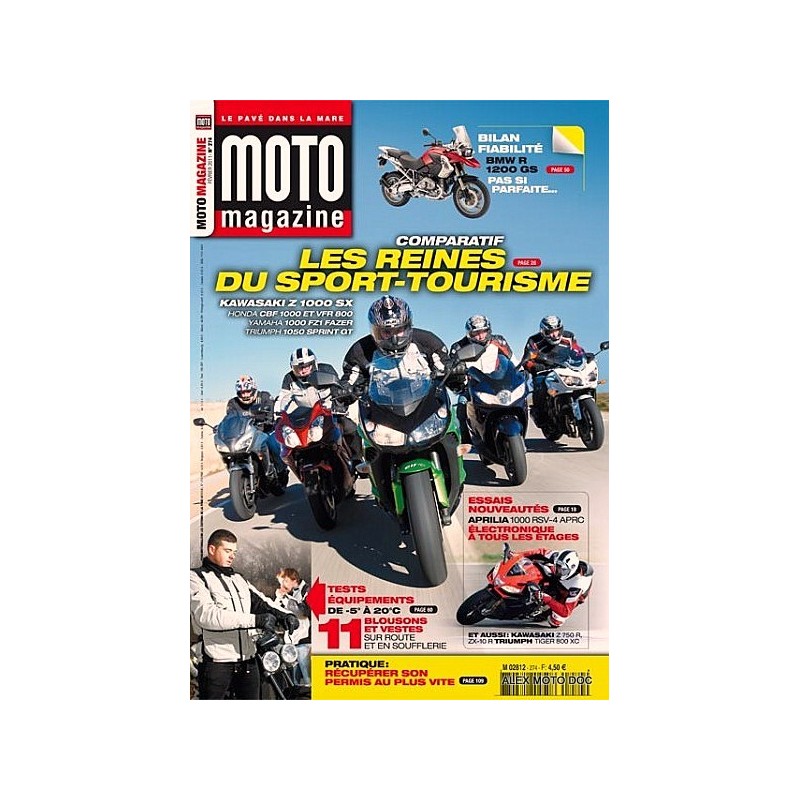 Moto magazine n° 274