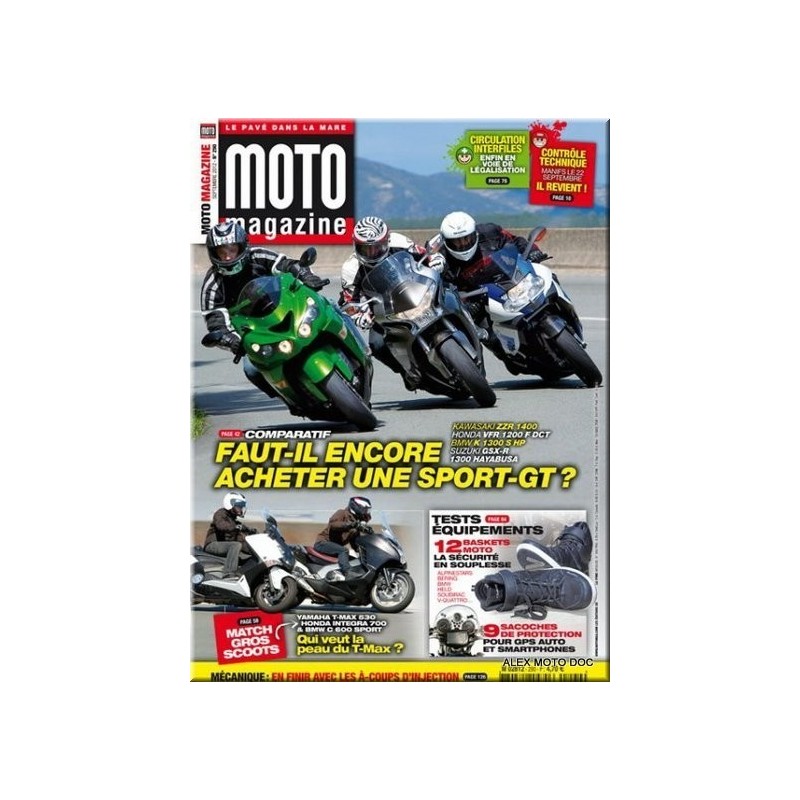 Moto magazine,moto magazine 290,revue,moto,essai,journal,Honda,BMW,Kawasaki,Suzuki,Yamaha,Triumph,Bsa,revue moto,