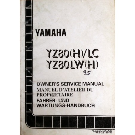 Yamaha YZ 80 (X) de 199