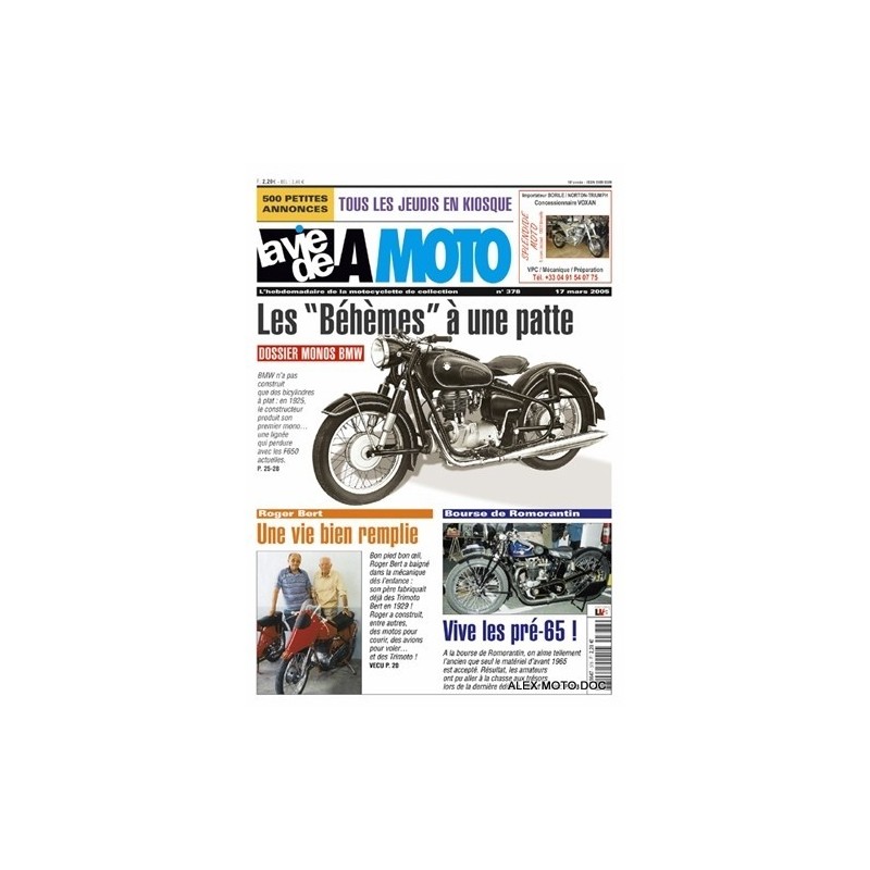 la vie de la moto n° 378