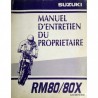 Suzuki RM 80 et RM 80 X de 1998