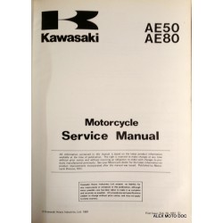  Kawasaki AE 50 et 80 de 1981