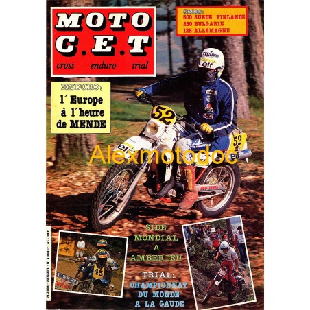 Moto C.E.T (Cross et tout-terrain) n° 5