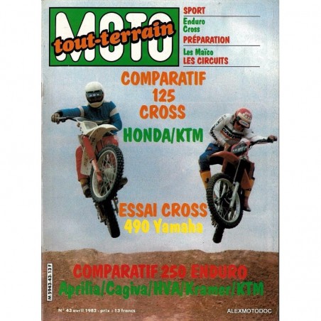 Moto tout-terrain n° 43