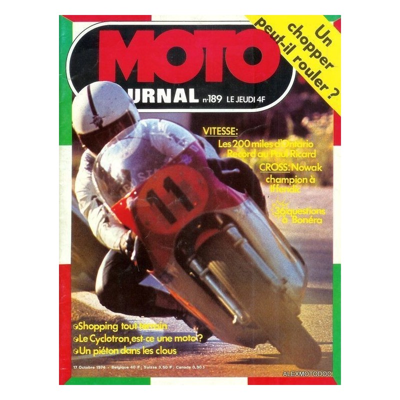 Moto journal n° 189