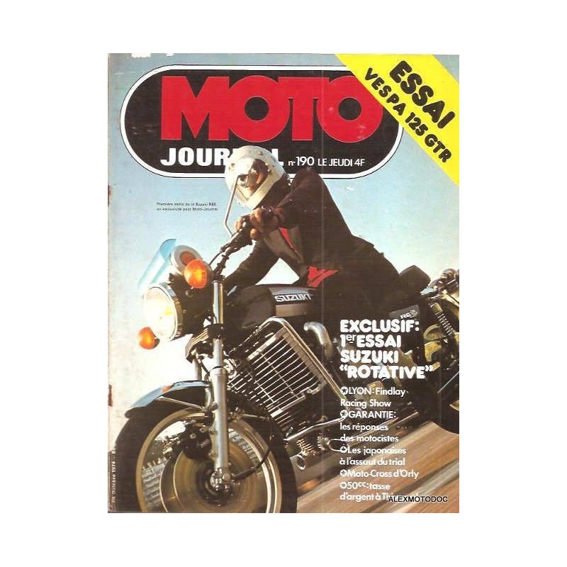 Moto journal n° 190