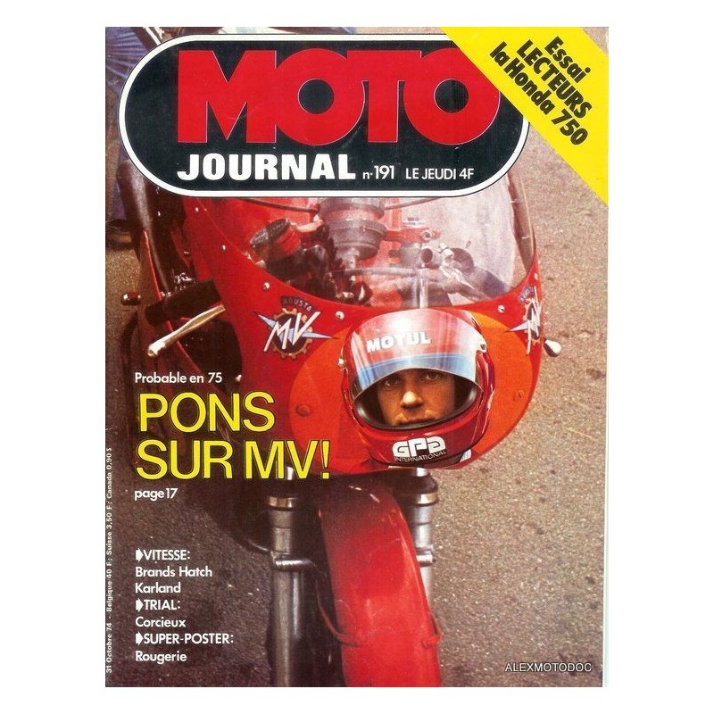 Moto journal n° 191
