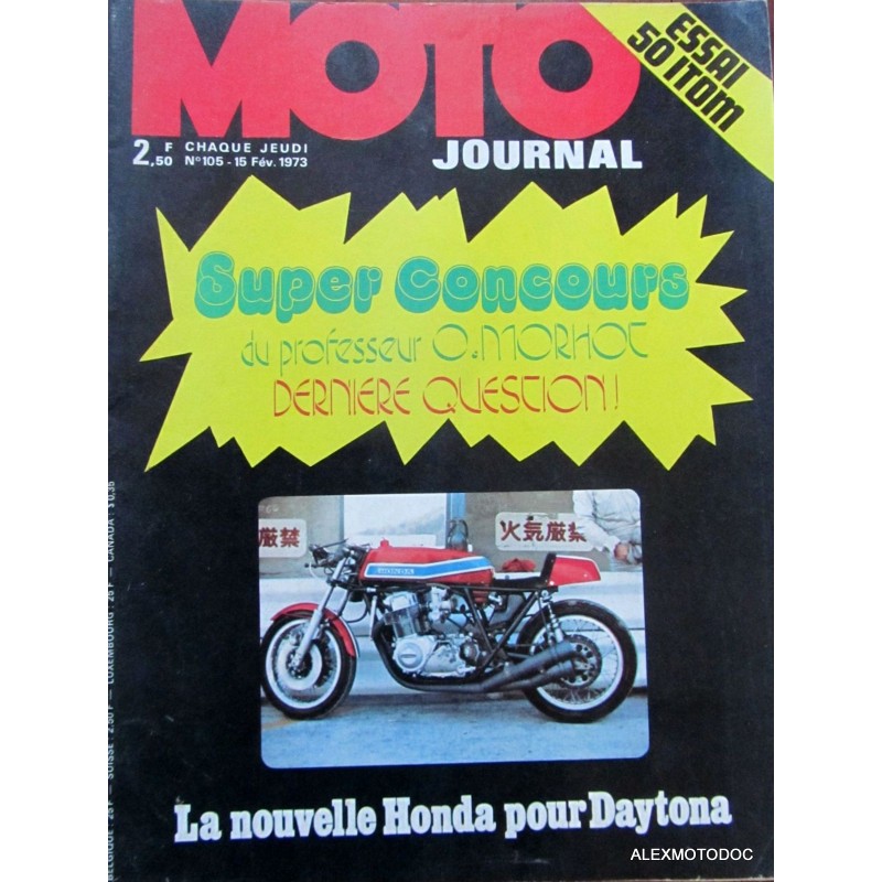 Moto journal n° 105