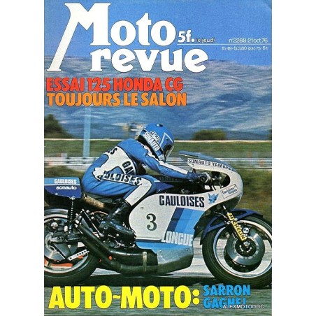Moto Revue n° 2288