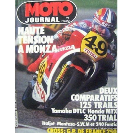 moto journal,Moto journal 602,n° 602,revue,moto,essai,journal,revues,revues moto,motos,revue moto,