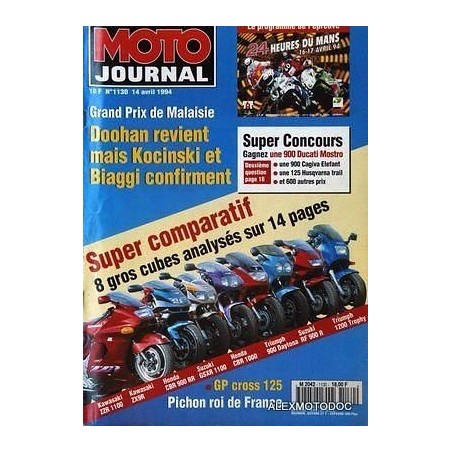 moto journal,Moto journal 1130,n° 1130,revue,moto,essai,journal,revues,revues moto,motos,revue moto,