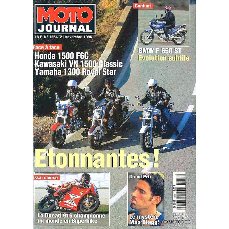 moto journal,Moto journal 1254,n° 1254,revue,moto,essai,journal,revues,revues moto,motos,revue moto,