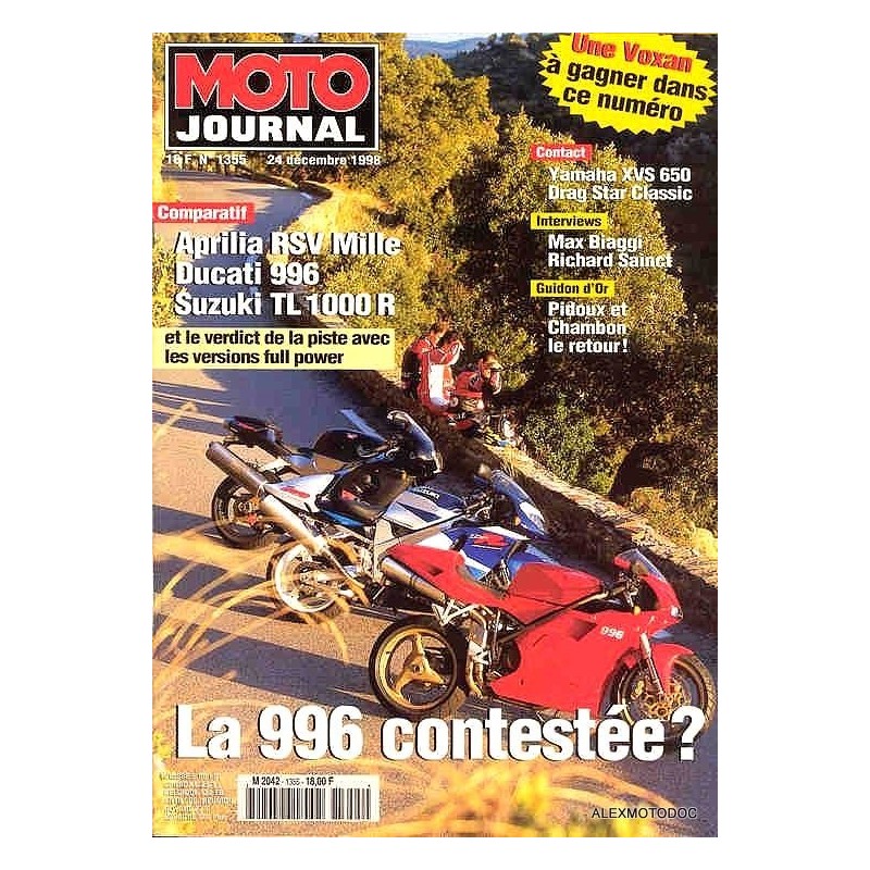 moto journal,Moto journal 1355,n° 1355,revue,moto,essai,journal,revues,revues moto,motos,revue moto,