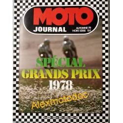 Moto journal Spécial grand-prix 1978