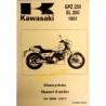  Kawasaki 250 GPZ et 250 EL de 1991 