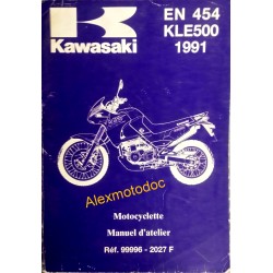  Kawasaki EN 454 et KLE 500 de 1991