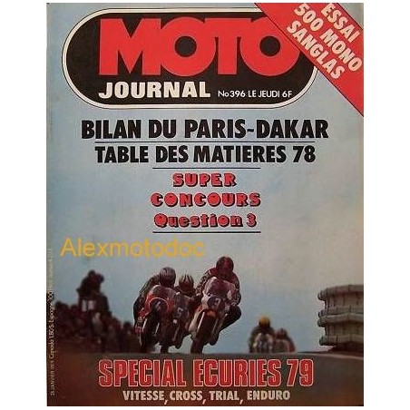 Moto journal n° 396