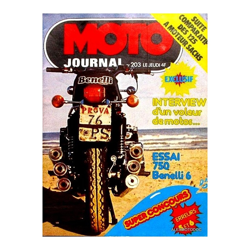 Moto journal n° 203