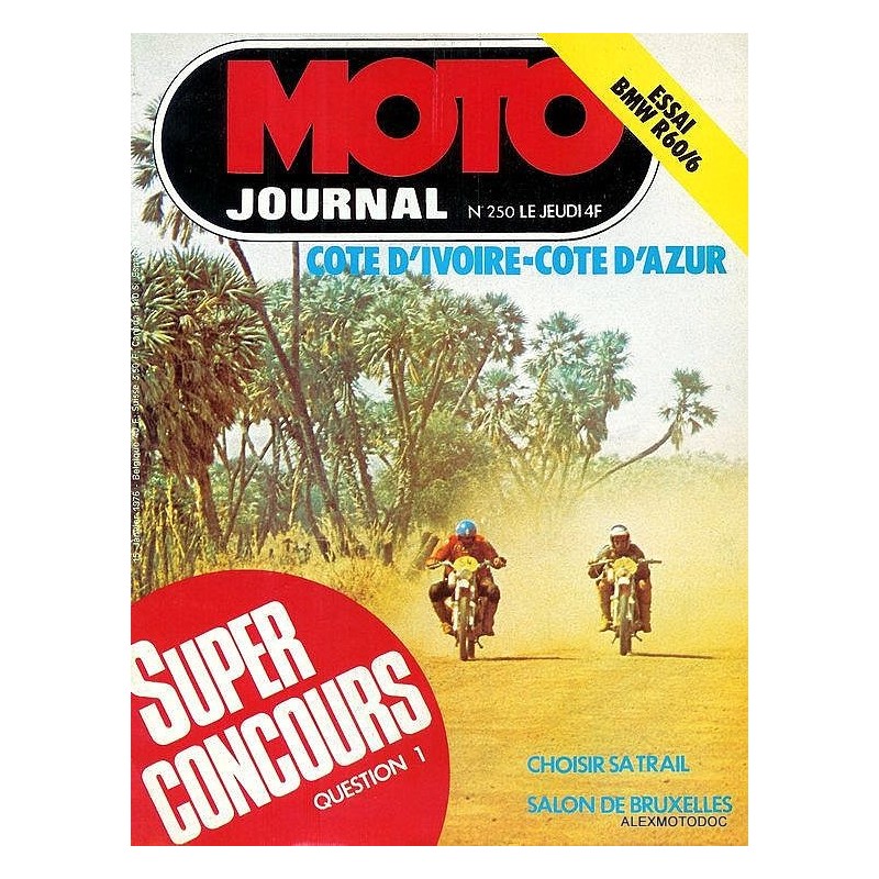 Moto journal n° 250