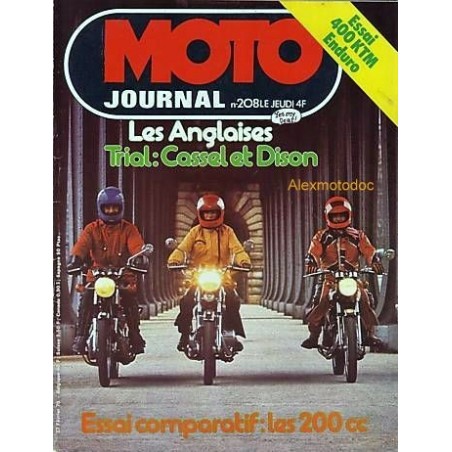 Moto journal n° 208