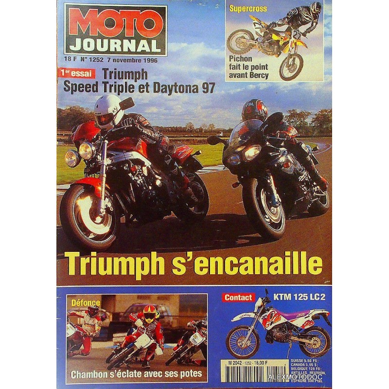 moto journal,Moto journal 1252,n° 1252,revue,moto,essai,journal,revues,revues moto,motos,revue moto,