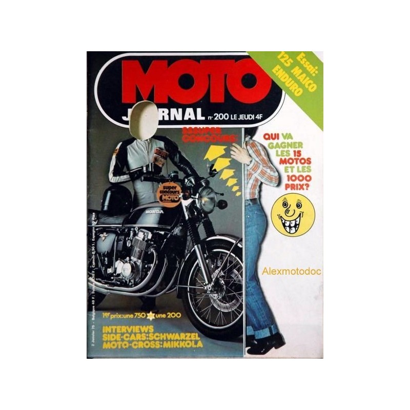 Moto journal n° 200