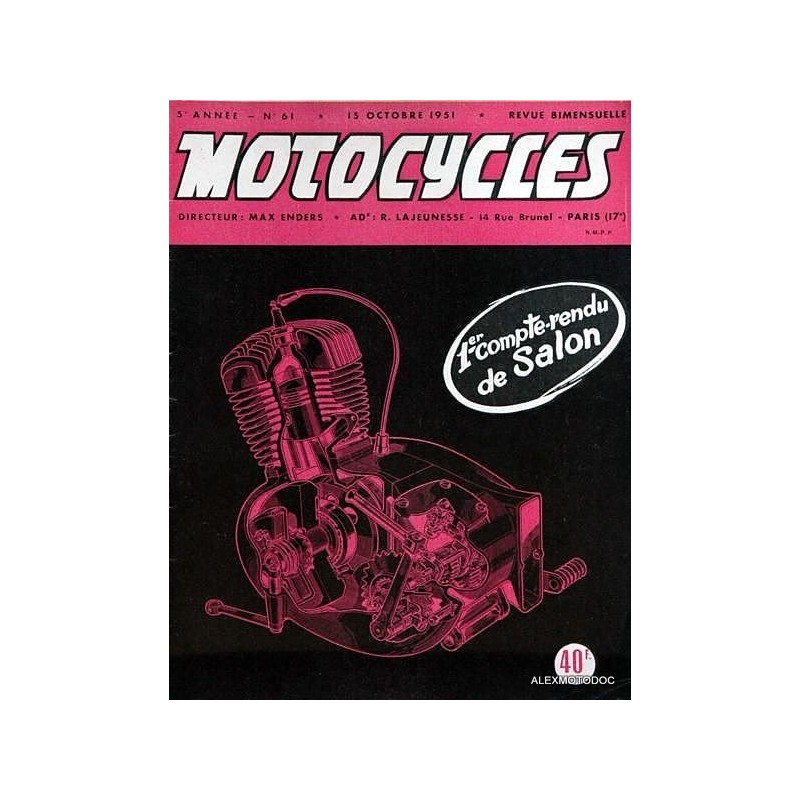 Motocycles n° 61