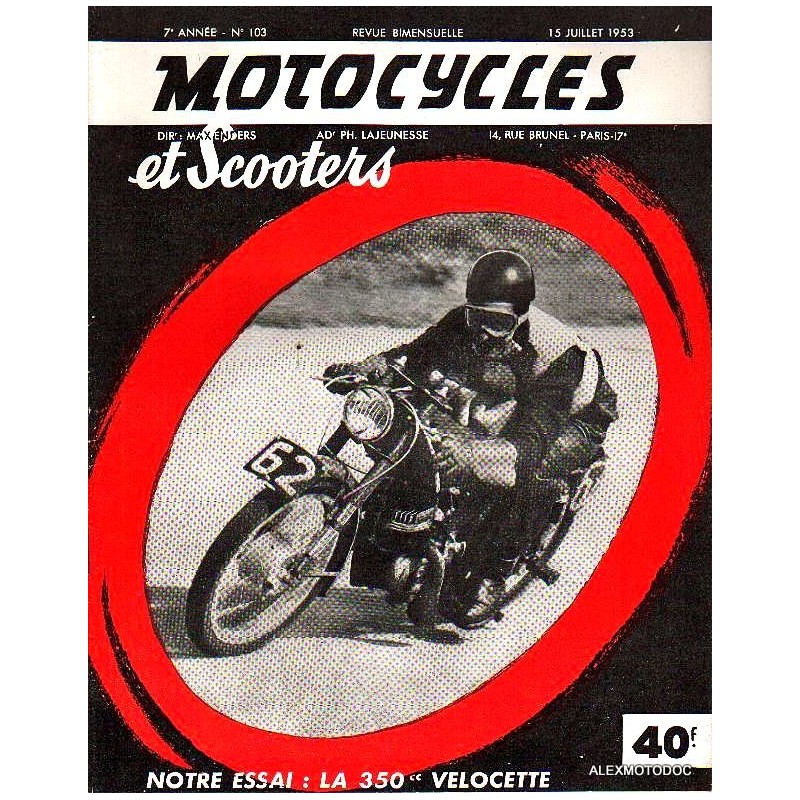 Motocycles n° 103
