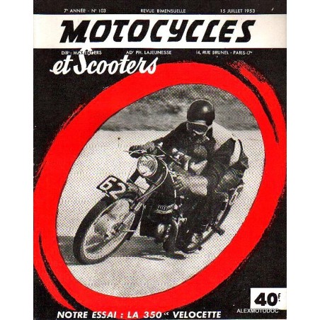 Motocycles n° 103