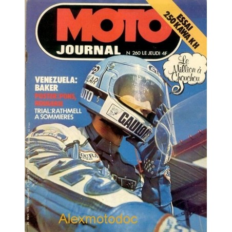 Moto journal n° 260