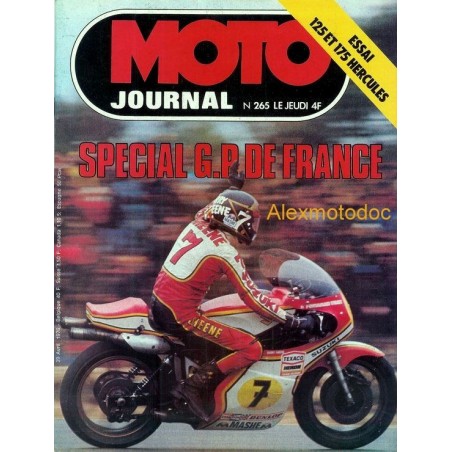 Moto journal n° 265