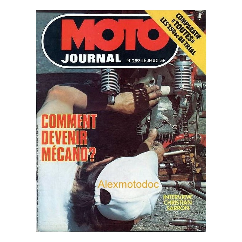 Moto journal n° 289