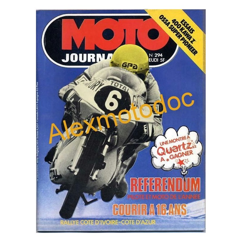 Moto journal n° 294