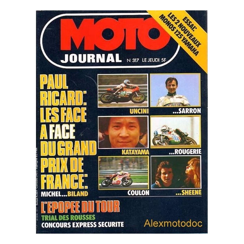 Moto journal n° 317