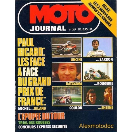 Moto journal n° 317