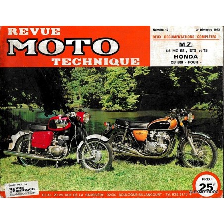 Revue moto technique n° 10 ( MZ 125 ES, ETS et TS)