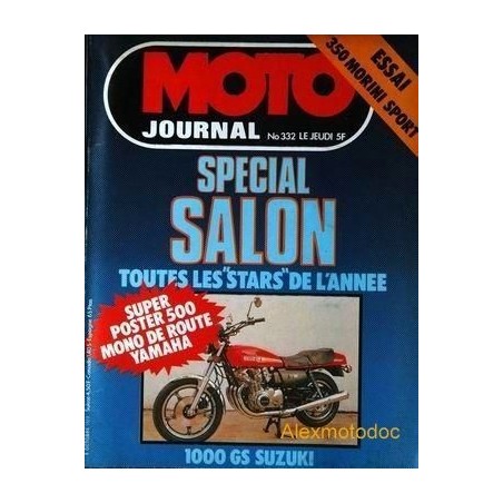 Moto journal n° 322