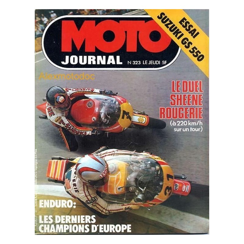 moto journal,Moto journal 323,revue,moto,essai,journal,Honda,BMW,Kawasaki,Suzuki,Yamaha,Triumph,Bsa,Harley,Norton,revue moto,