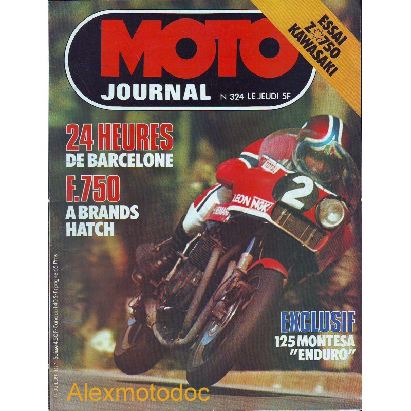 moto journal,Moto journal 324,revue,moto,essai,journal,Honda,BMW,Kawasaki,Suzuki,Yamaha,Triumph,Bsa,Harley,Norton,revue moto,