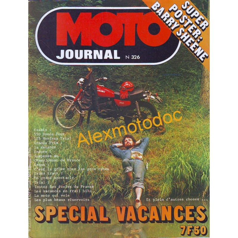 moto journal,Moto journal 326,revue,moto,essai,journal,Honda,BMW,Kawasaki,Suzuki,Yamaha,Triumph,Bsa,Harley,Norton,revue moto,